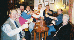Scotty and a few rogues (l-r : Blair, Guzz, Big Stu, Gringo 