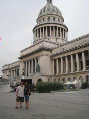 In front of the Capitolio