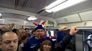 On the train to Mount Florida