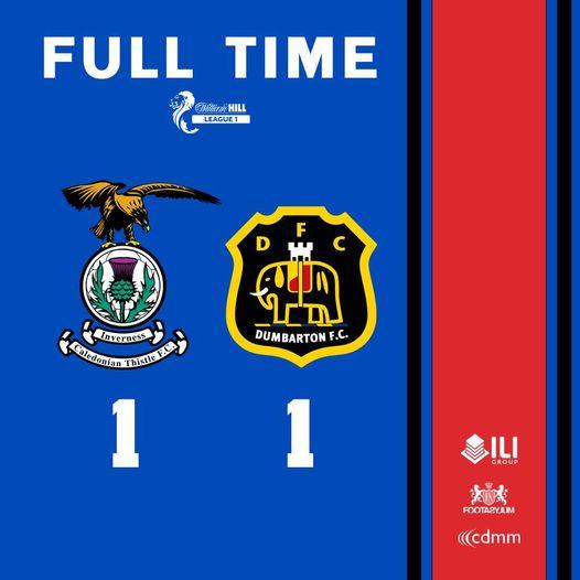Inverness CT 1-1 Dumbarton